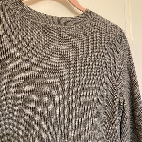 Banana Republic Factory Comfy Knit Crew Neck Sweater With Subtle Balloon Sleeves - Picture 8 of 9